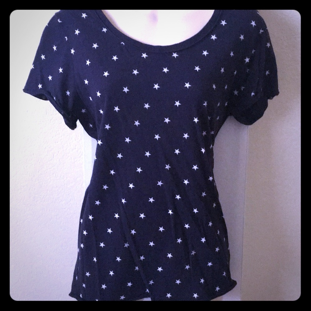 NWOT Gap Star Print Knit Top Med $68